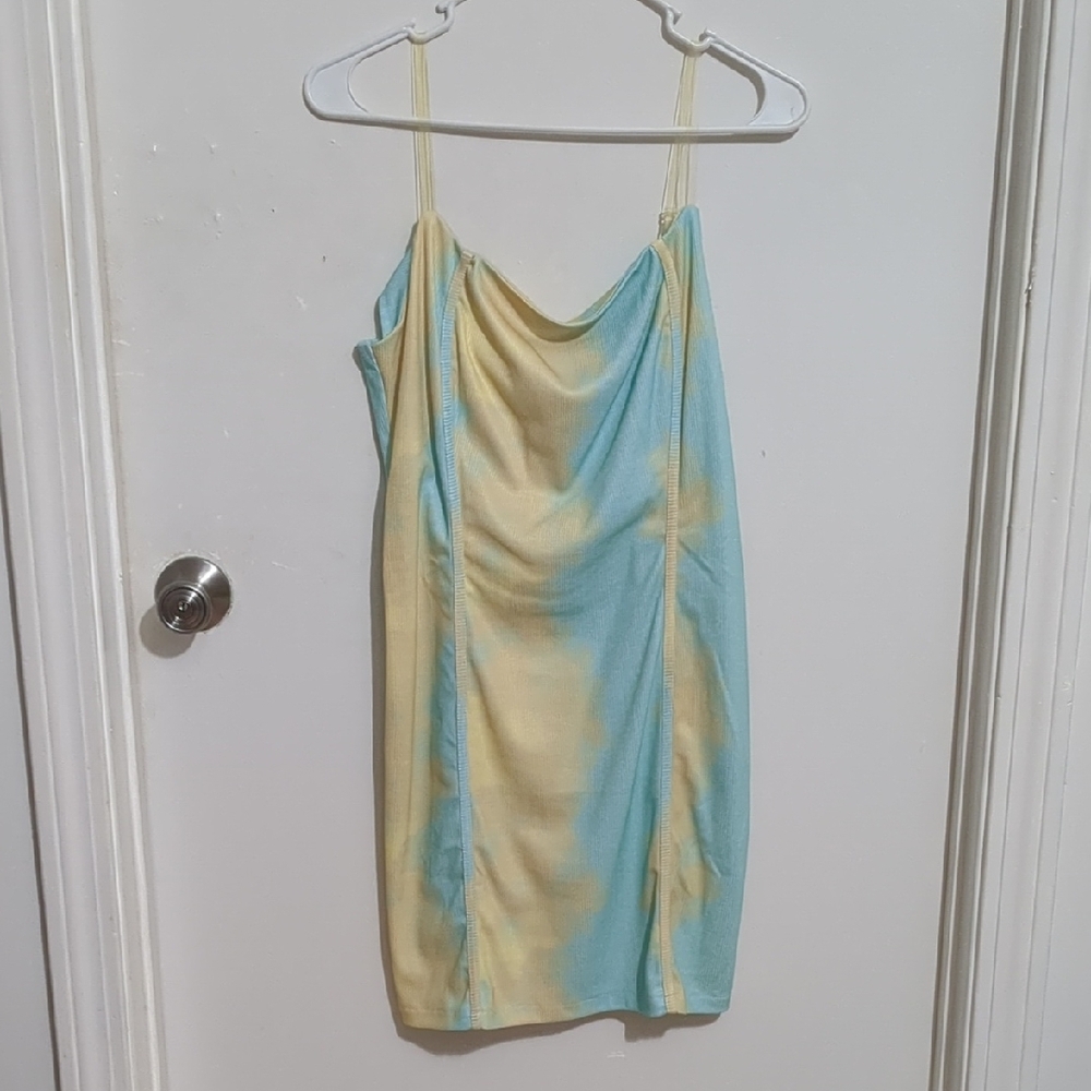 Tie-Dye Spaghetti Strap Dress